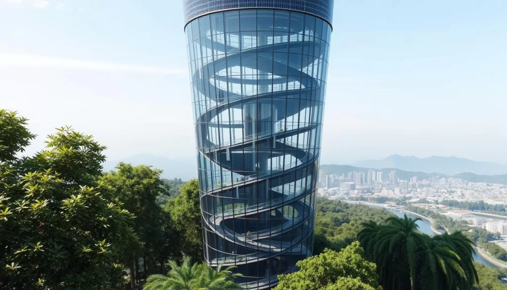 aqua tower features