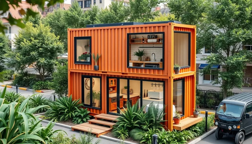 compact container home