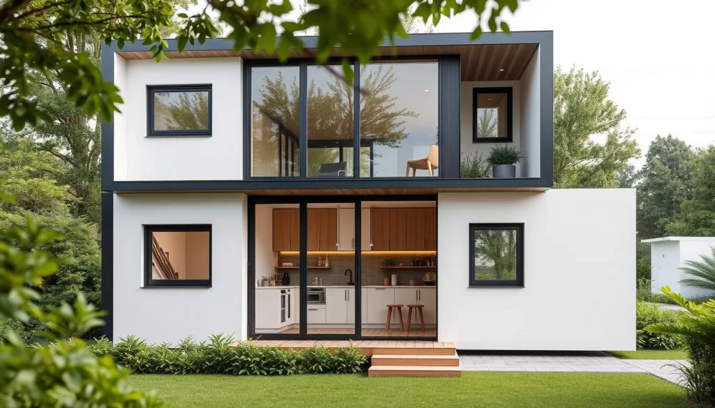 modular flat pack house