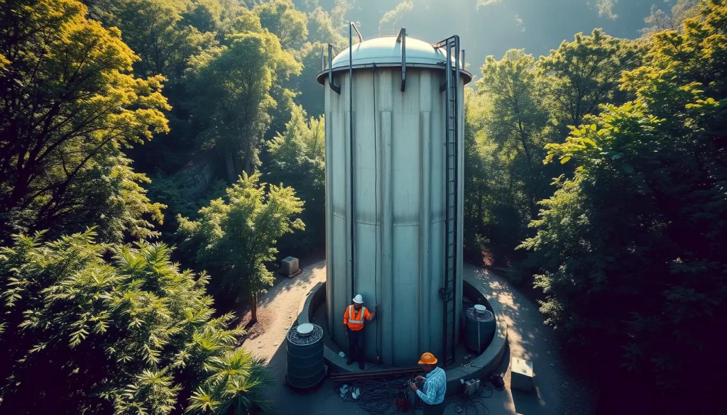 water tower maintenance